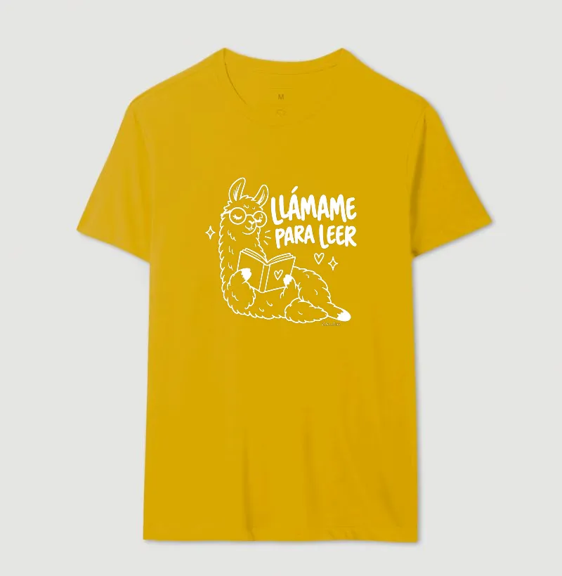 Camiseta Llámame para Leer — Lhama Leitora - Imagem 14