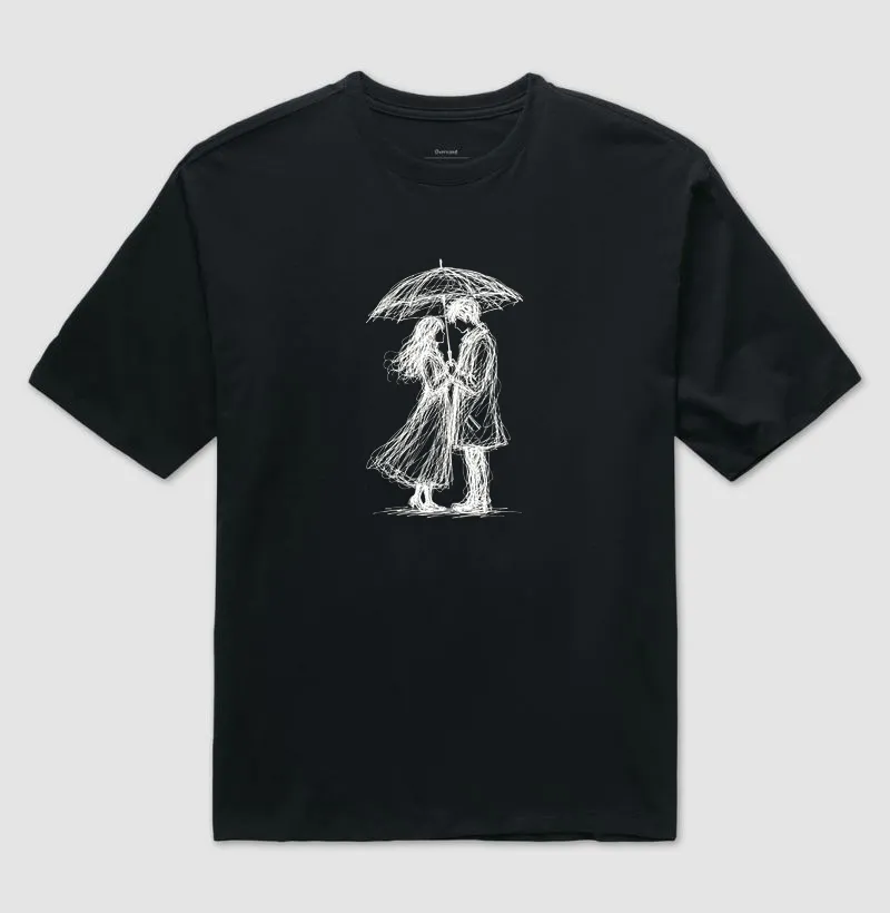 Camiseta Oversized - Casal apaixonado - dorama coreano - Imagem 2