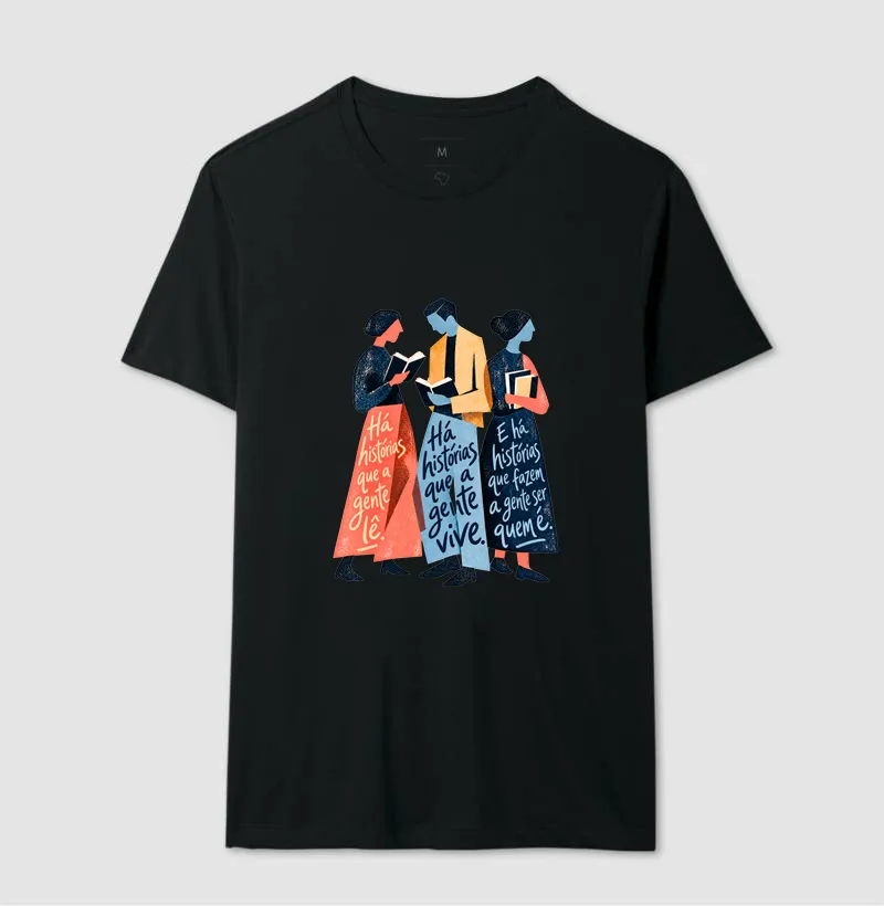 Camiseta Há Histórias Que a Gente Lê - Imagem 2