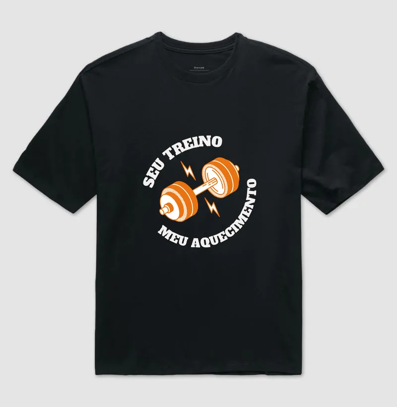 Camiseta Oversized Meu Aquecimento 