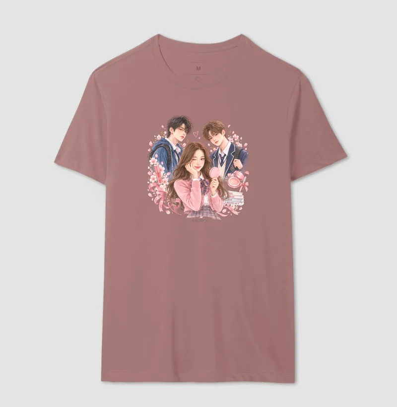 Camiseta Beleza | Romance Escolar em Aquarela - Imagem 13