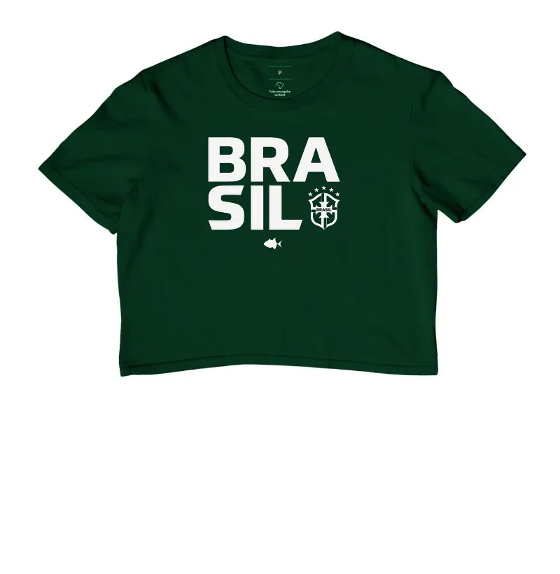 Brasil Nome e Escudo - Cropped - #28690