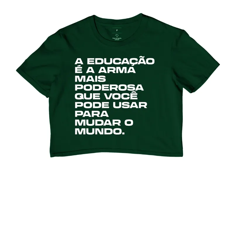 A educação é a armamais poderosaque você pode usar para mudar o mundo. - Imagem 5