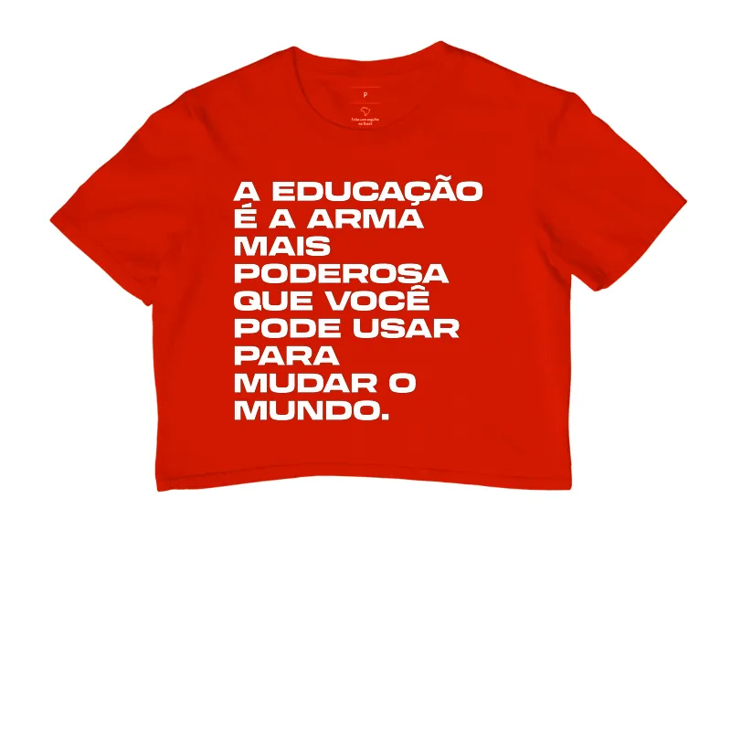 A educação é a armamais poderosaque você pode usar para mudar o mundo. - Imagem 7