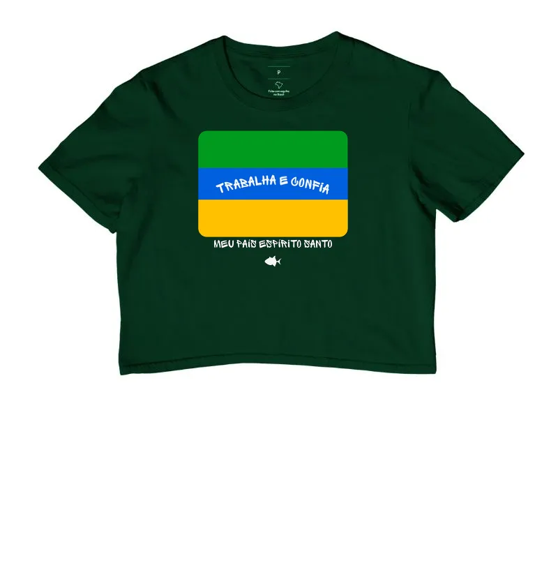 Bandeira Meu País ES Mega - Cropped -  #28835