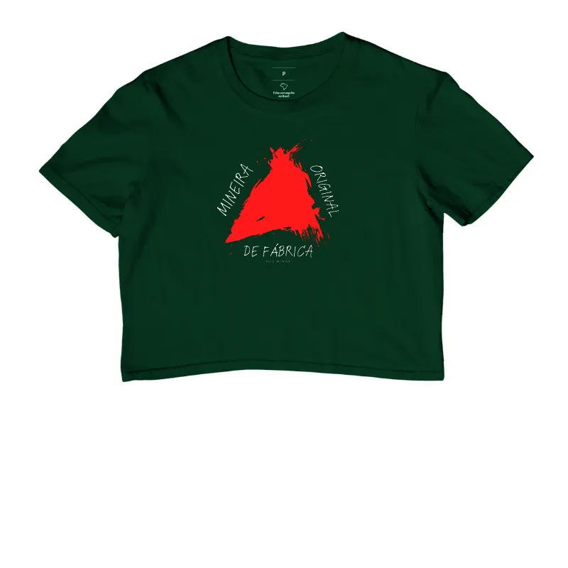 Camiseta Mineira Original de Fábrica | Autenticidade Mineira | Orgulho das Gerais - Cropped - Imagem 7