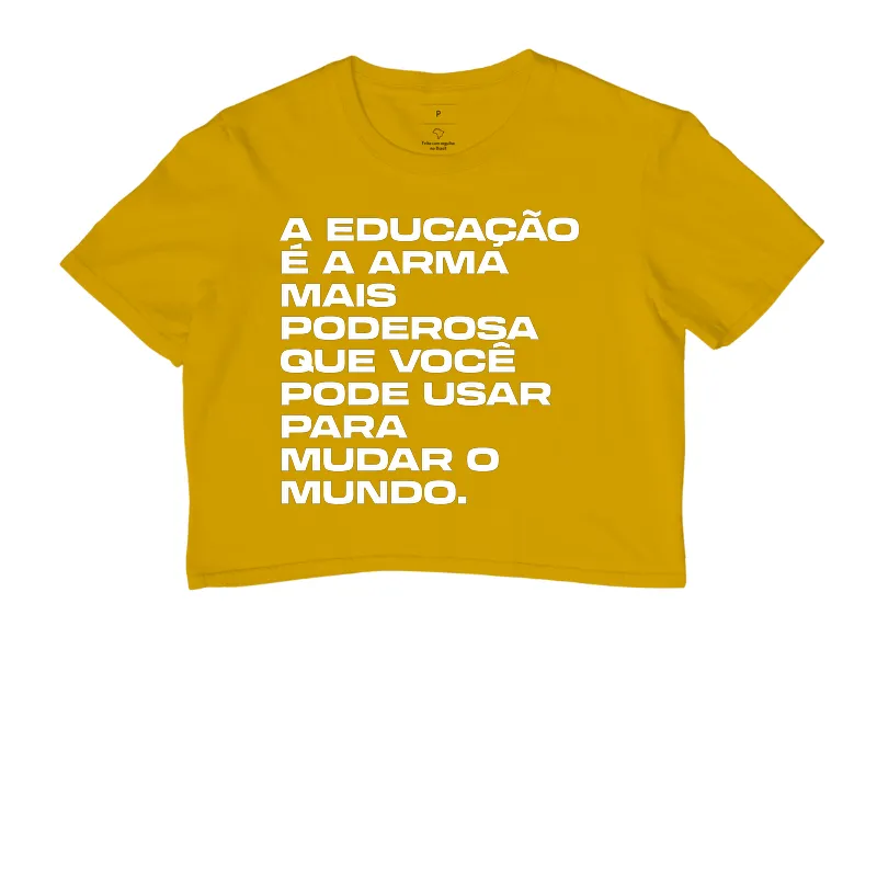 A educação é a armamais poderosaque você pode usar para mudar o mundo. - Imagem 8