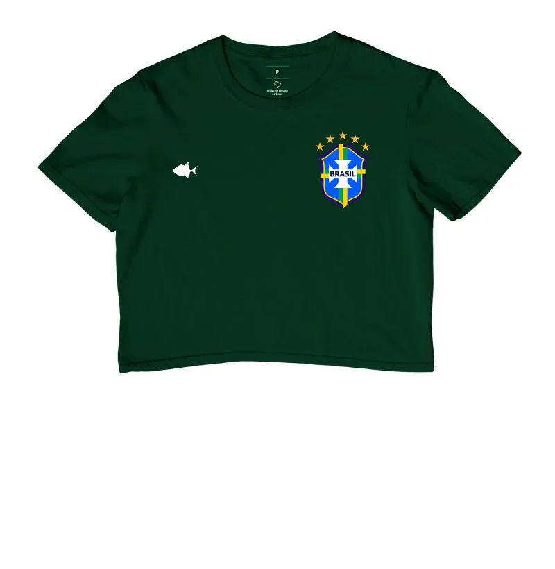 Brasil Escudo Colorido - Cropped - #28716