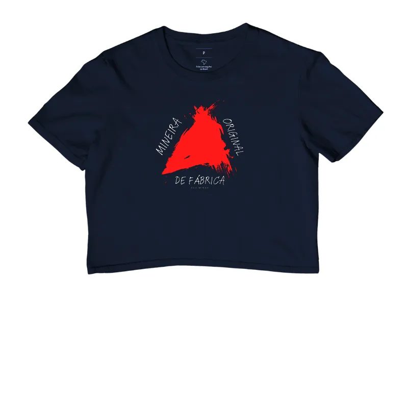 Camiseta Mineira Original de Fábrica | Autenticidade Mineira | Orgulho das Gerais - Cropped - Imagem 6