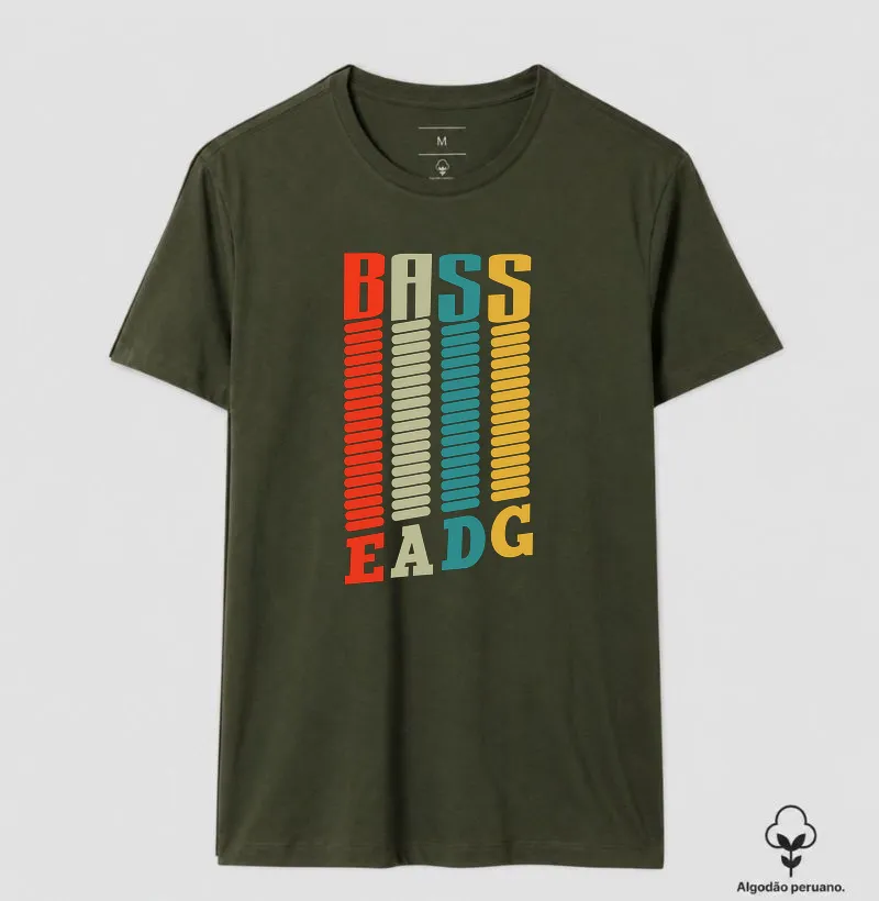 CORRODED BASS - Camiseta Algodão Peruano