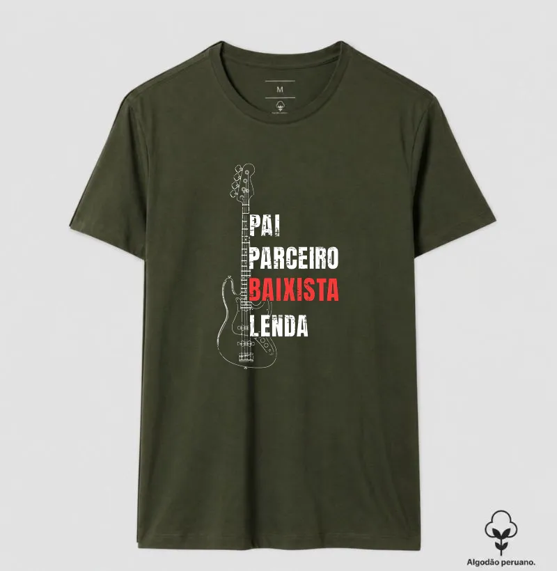Pai Baixista - Camiseta Algodão Peruano