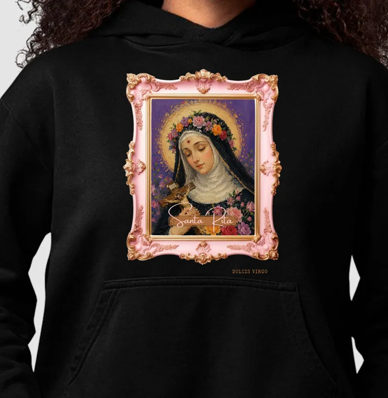 Santa Rita de Cássia - Pintura com Moldura