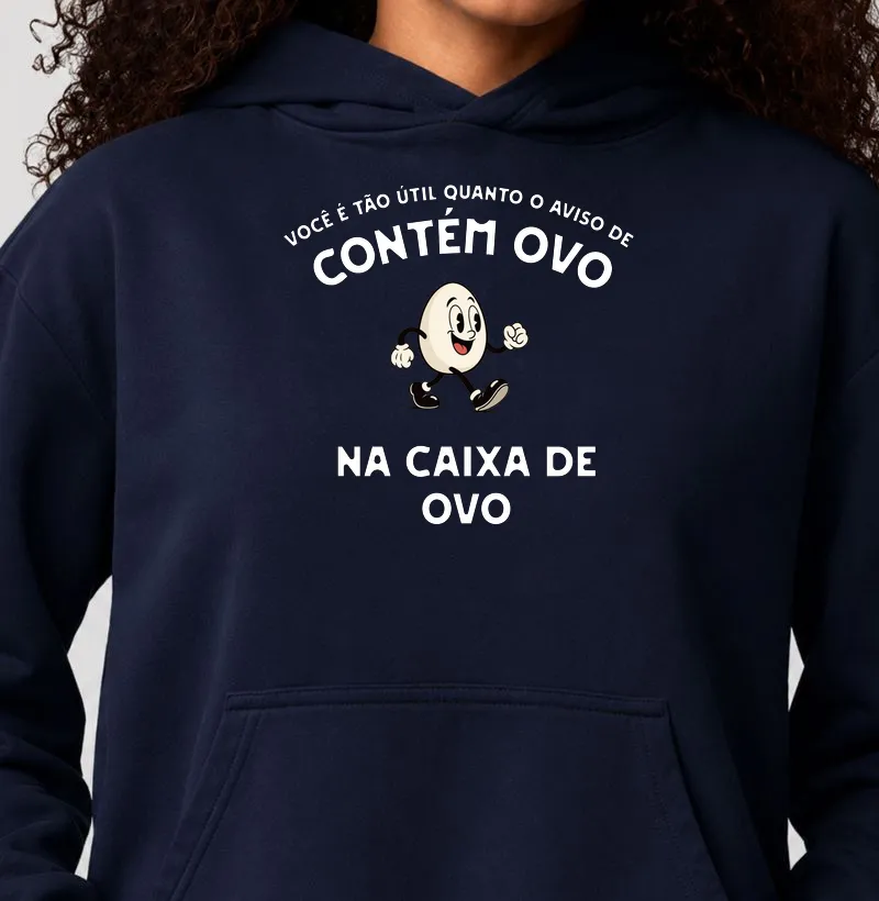 Contém Ovo - Hoodie Moletom