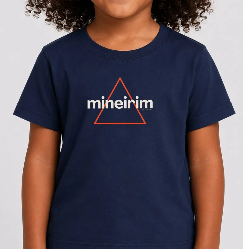 Camiseta Mineirim | Símbolo de Minas | Identidade Mineira Minimalista - Infantil - Camiseta Infantil