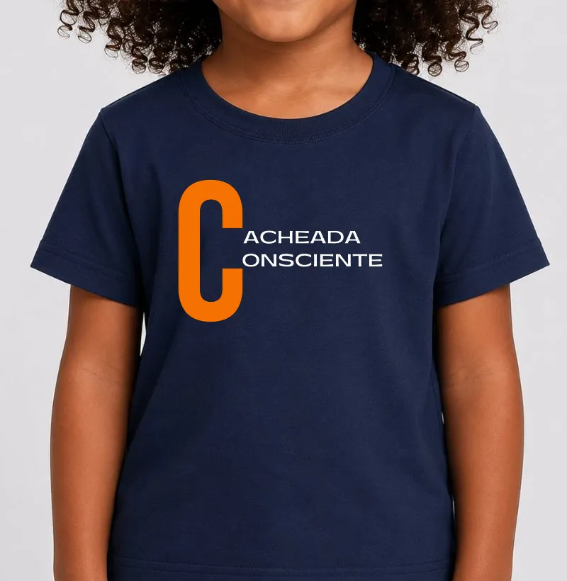 Cacheada Consciente - Camiseta Infantil