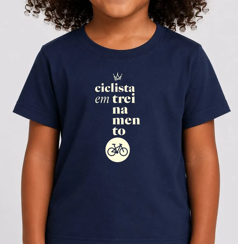 Ciclista em treinamento