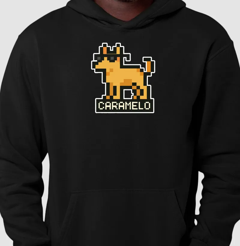 Hoodie Moletom Caramelo Reset8Bit