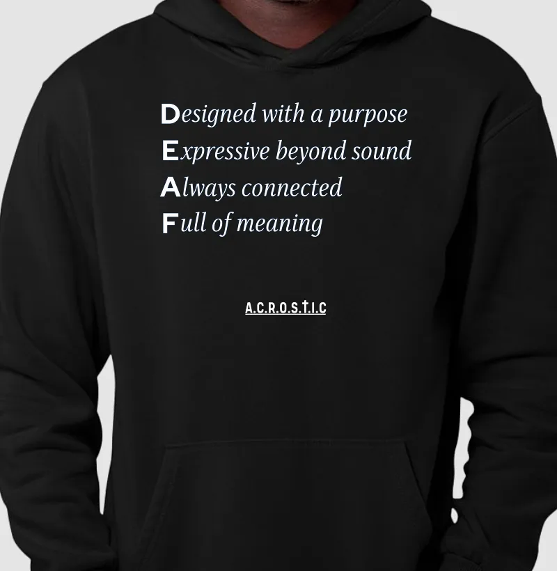 D.E.A.F | a.c.r.o.s.t.i.c