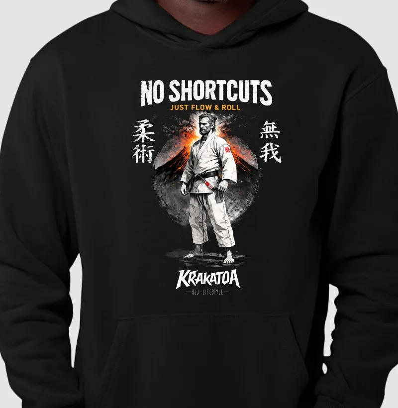 No Shortcuts - Just Flow and Roll (Hoodie Slim)