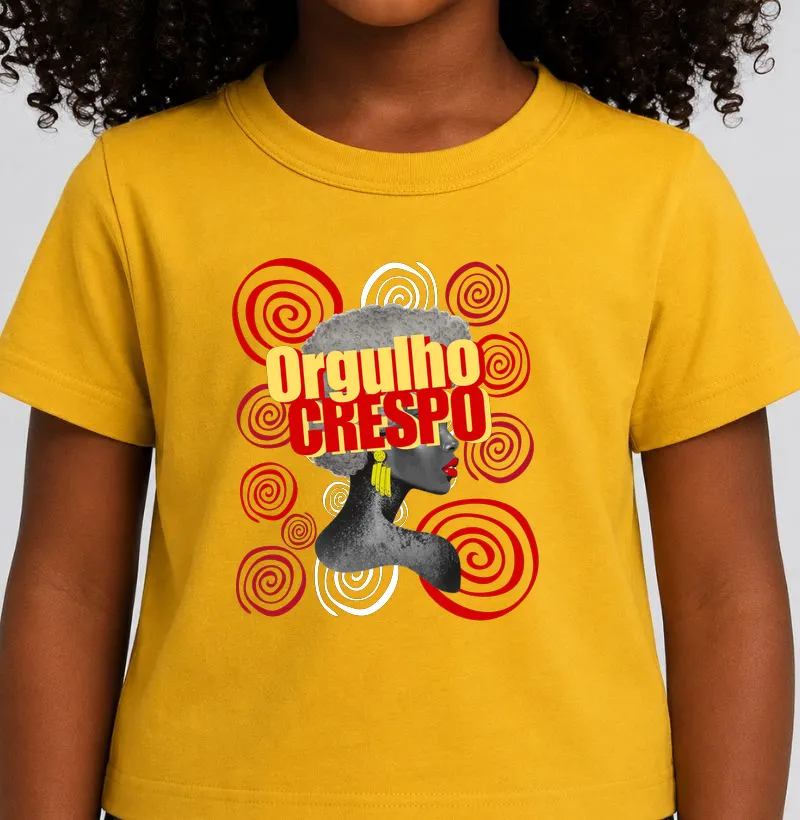 Orgulho Crespo - Camiseta Infantil