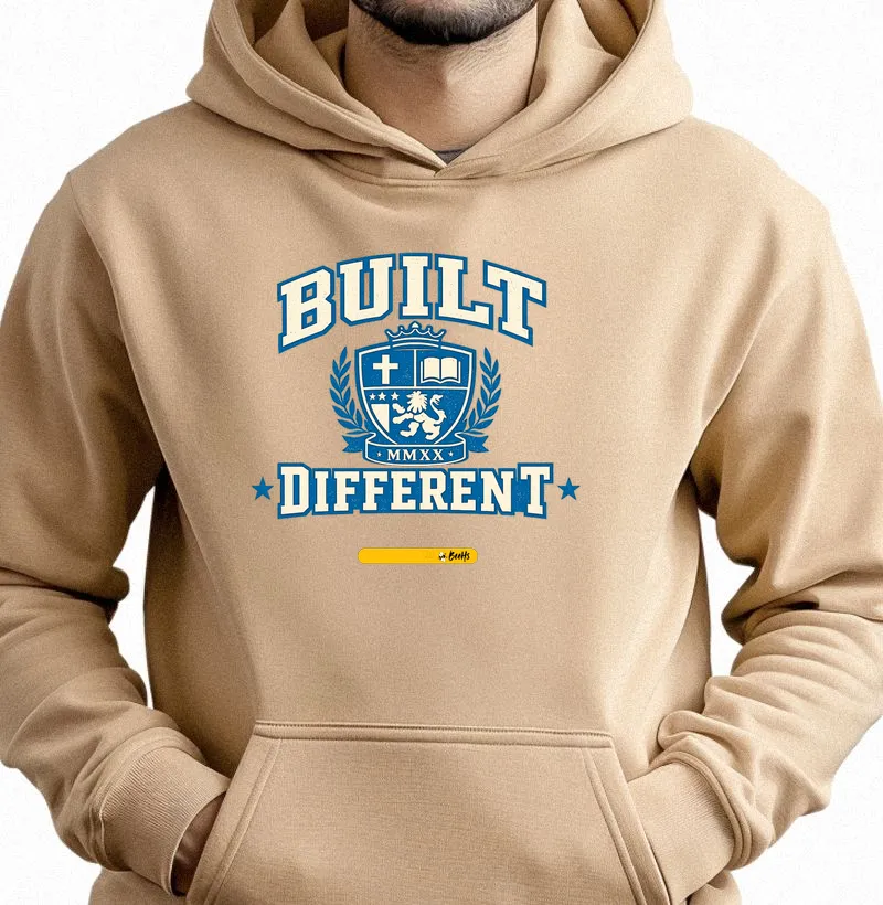 Camiseta Built Different | Identidade Forjada em Valores