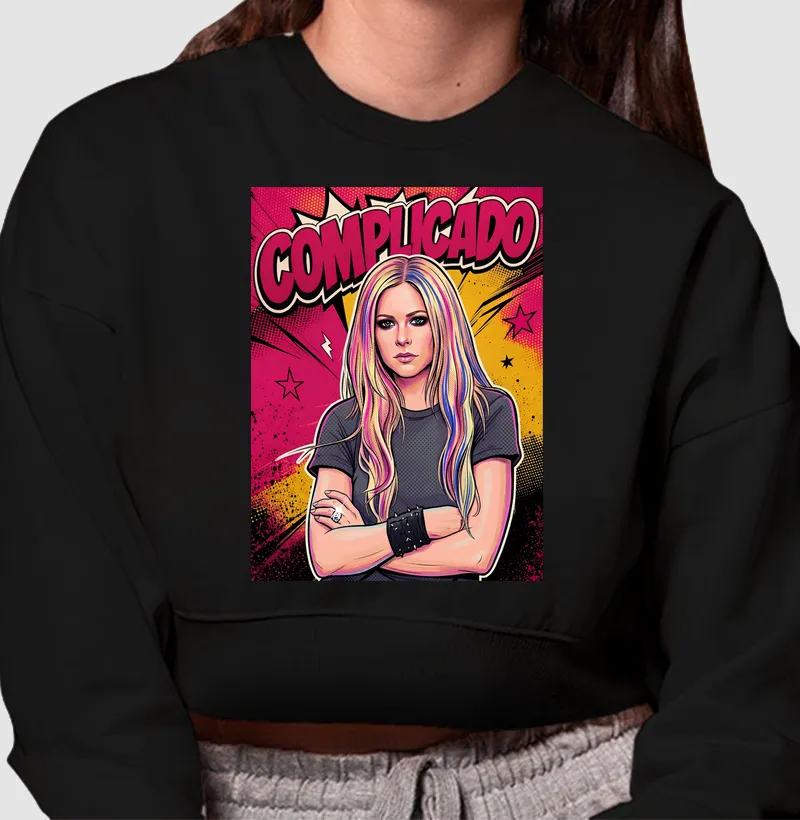 COMPLICADO - Cropped Moletom