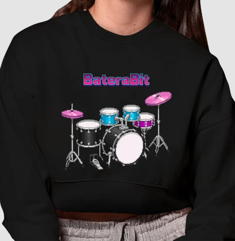 Cropped Moletom BateraBit Reset8Bit 