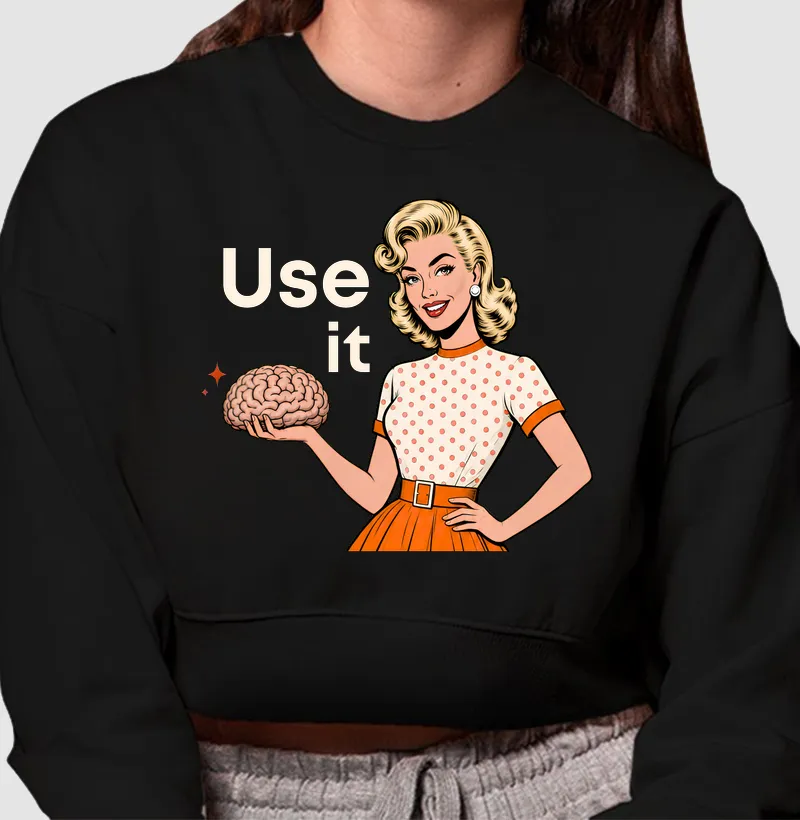 USE IT - Cropped Moletom