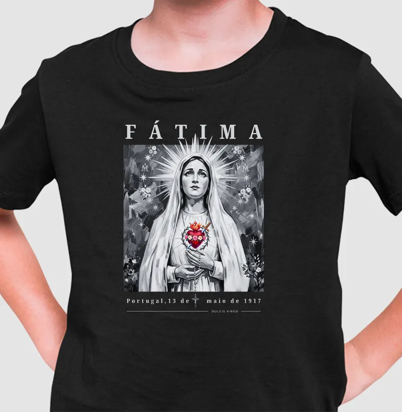 Nossa Senhora de Fátima - P&B