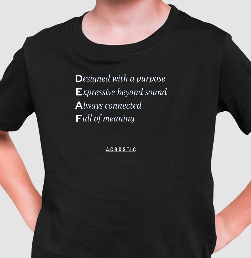 D.E.A.F | a.c.r.o.s.t.i.c