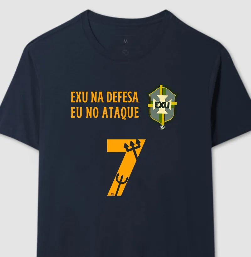 Exu na Defesa Brasão 7 Verde/Azul Maria Patuá 