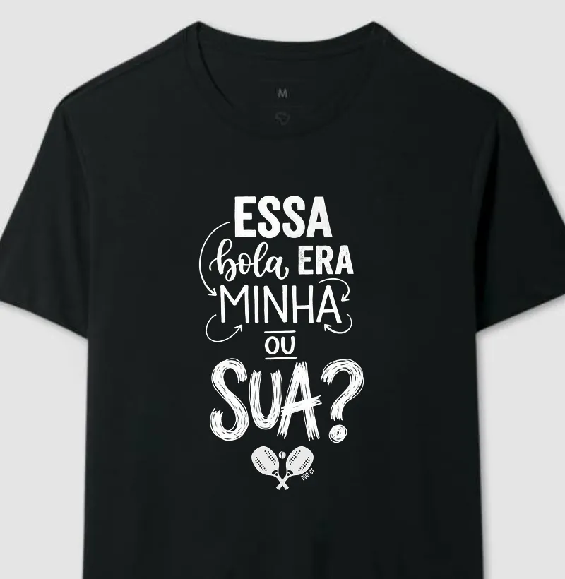 Essa bola era minha ou sua?