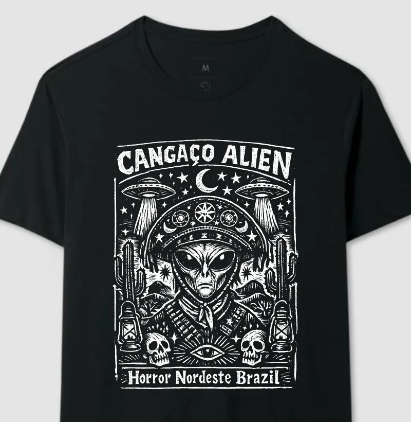 Camiseta Cangaço Alien