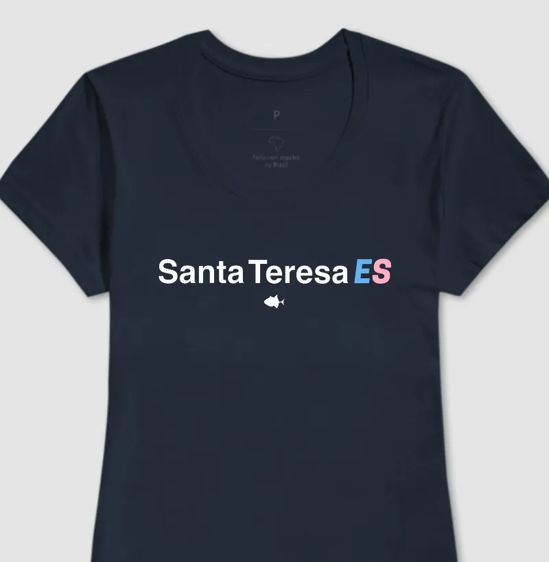 Cidades Santa Teresa ES Colorido - Feminina - #28977 - Camiseta