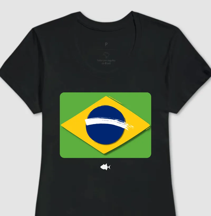 Bandeira Flat Brasil Mega - Feminina - #28819