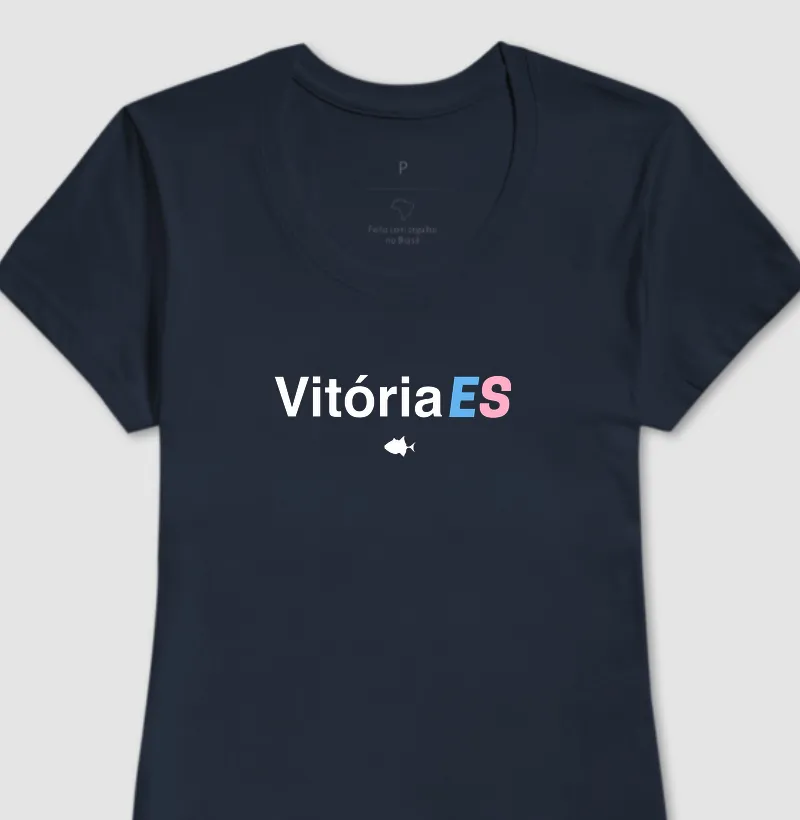 Cidades Vitória ES Colorido - Feminina - #28563