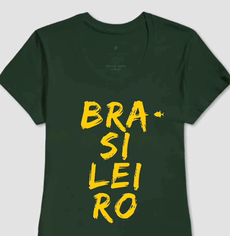 Brasileira Mega Verde e Amarelo - Feminina - #28673