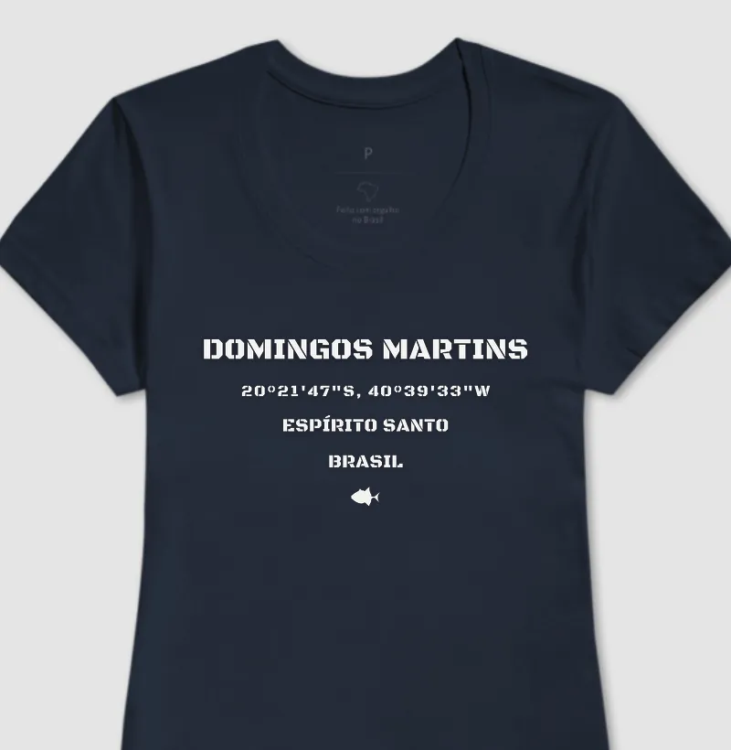 Coordenadas Domingos Martins ES - Feminina - #27758 - Camiseta