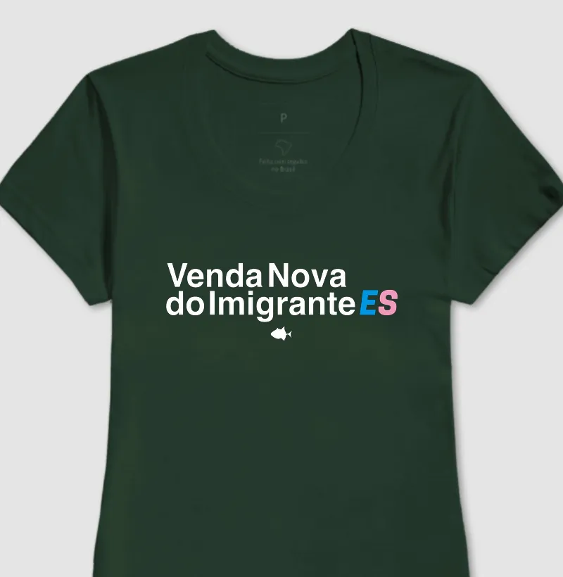 Cidades Venda Nova do Imigrante ES Colorido - Feminina - #28474