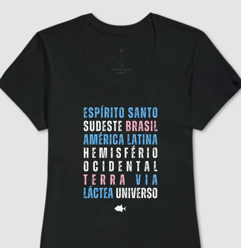 ES -  Lugar no Universo - Colorido - Feminina - #28841