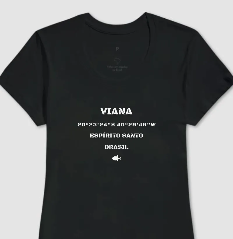 Coordenadas Viana ES - Feminina - #27686 - Camiseta
