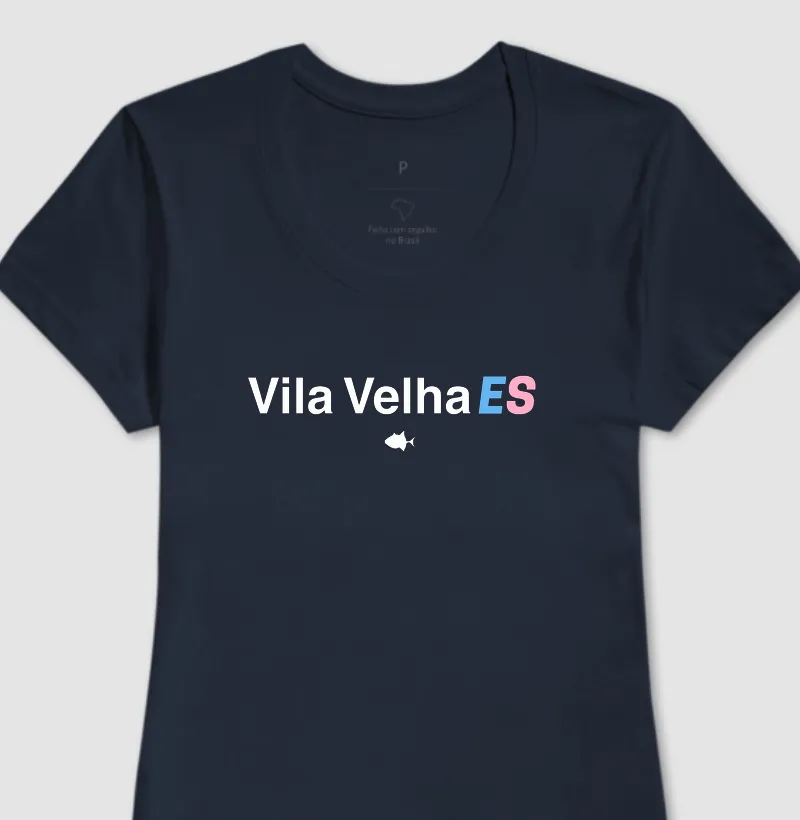 Cidades Vila Velha ES Colorido - Feminina - #28566