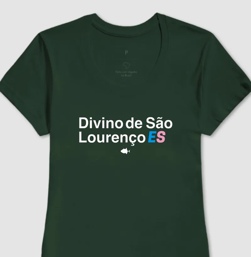 Cidades Divino de São Lourenço ES Colorido - Feminina - #28545