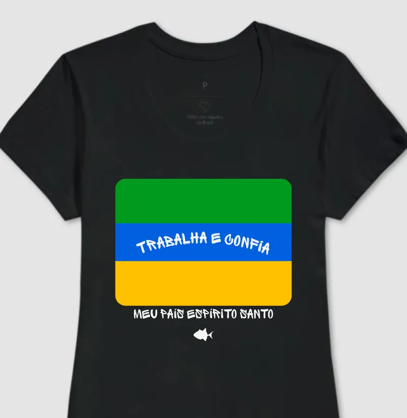 Bandeira Meu País ES Mega - Feminina - #28836