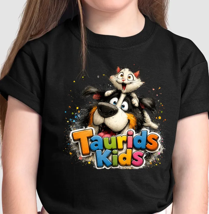 CAMISETA TAURIDS KIDS CAT E DOG 