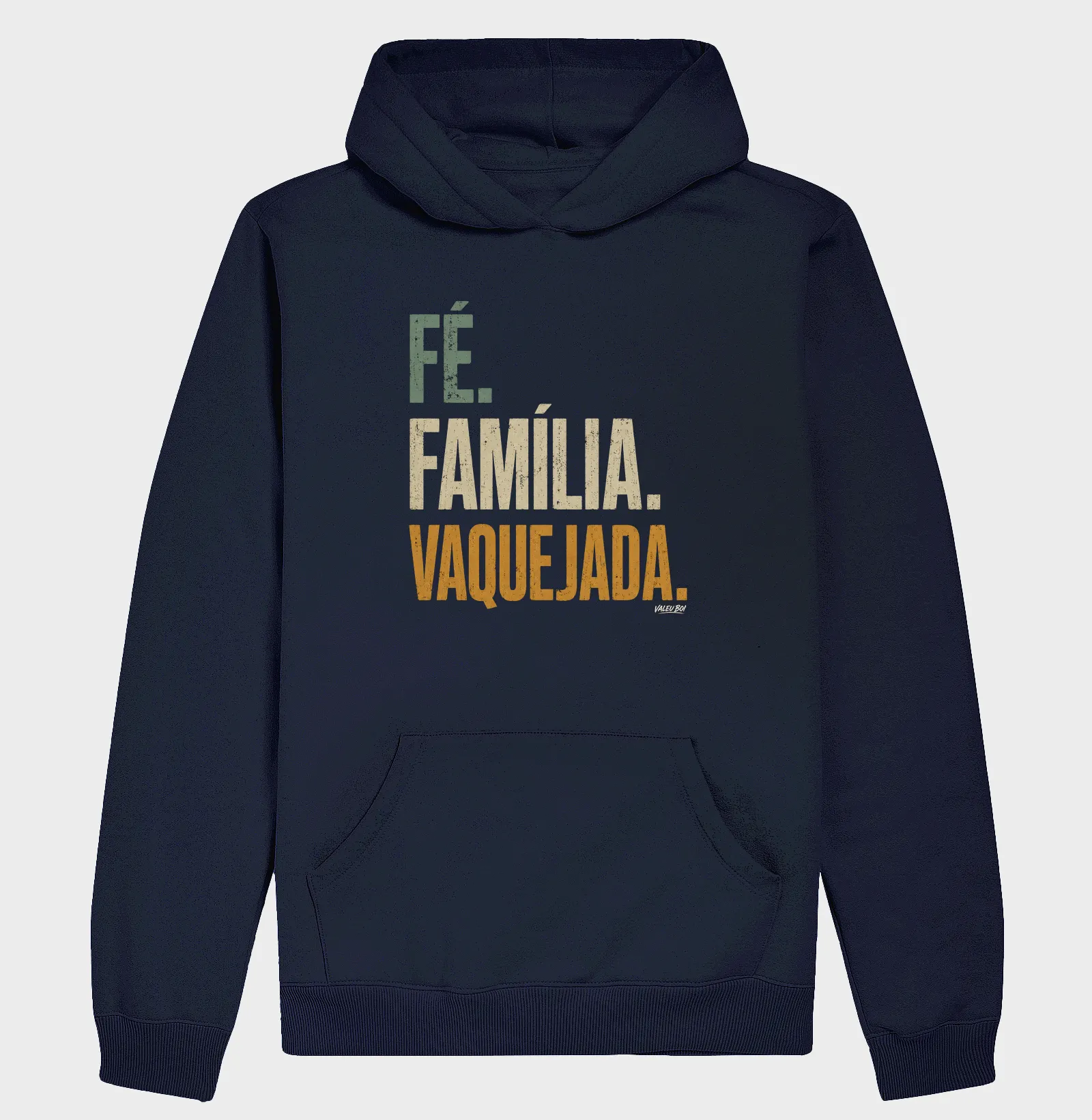 Moletom com Capuz - Fé. Família. Vaquejada. - Imagem 4