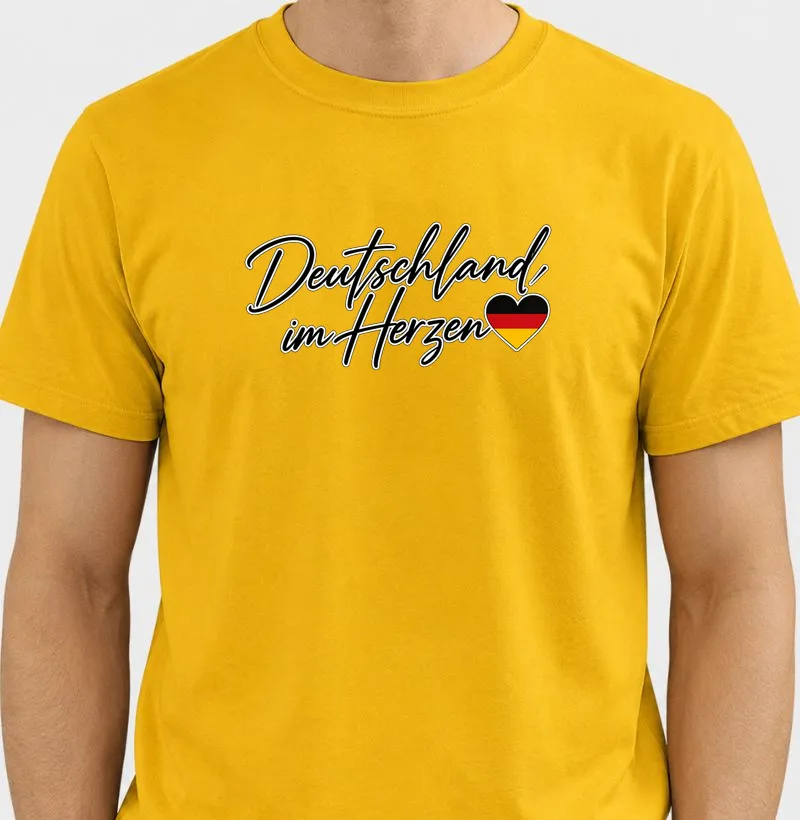 Deutschland im Herzen” — “Alemanha no coração - Camiseta