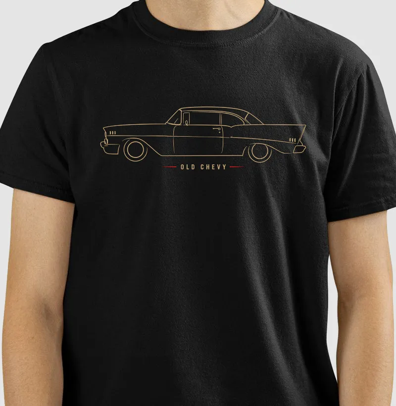 Golden '55 | Fine Lines - Old Chevy