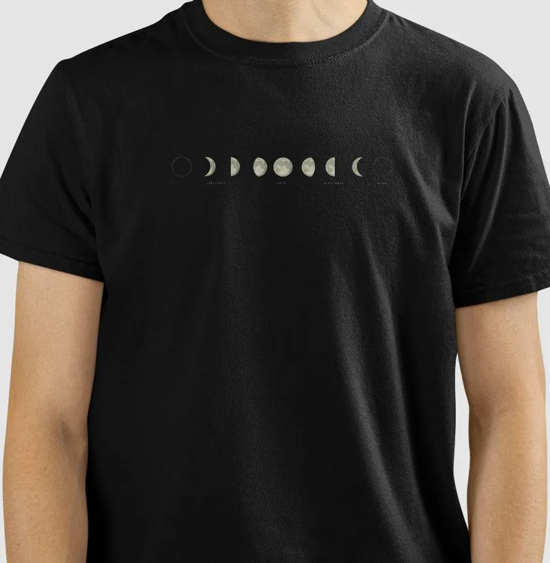 Camiseta Fases da Lua