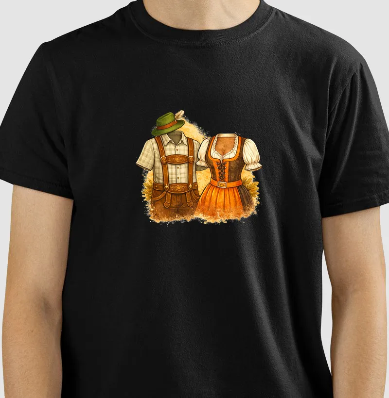 Estampa trajes alemães 